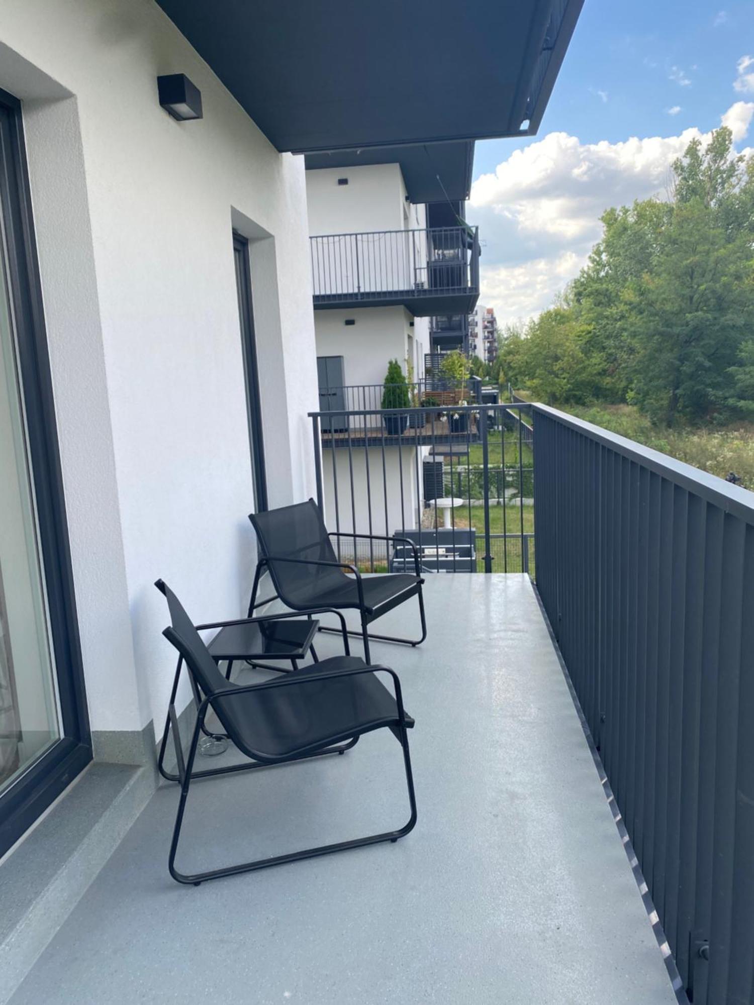 Metro Szwedzka Apartament Orange Warschau Exterior foto